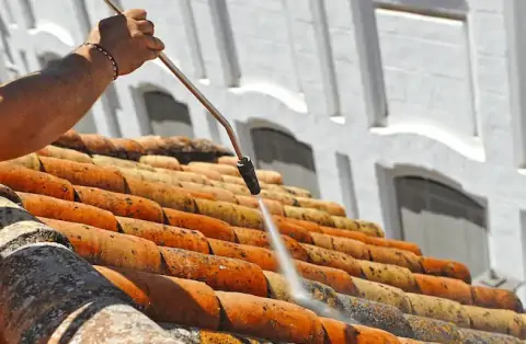 Nettoyage de toitures - Guerlédan